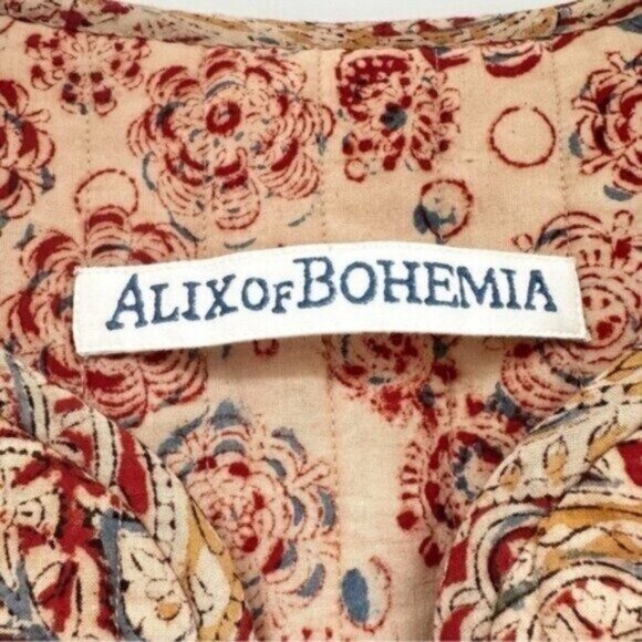 NWOT Alix of Bohemia Camille Pasha Paisley Reverso Quilted Jacket Size M - Picture 12 of 13